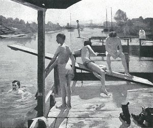 Piscina en Grothe, Königsberg de Lovis Corinth